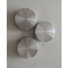 Rembox Paslanmaz Çelik Vakumlu Kavanoz Kapağı 8 cm – 3 Adet – Sızdırmaz Metal Konserve Kapağı