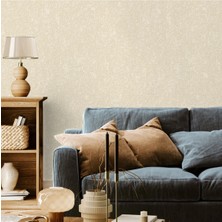 Adawall Klasik Düz Desen Duvar Kağıdı | Rococo 1408-2/15, Bej, 1.06X15.6M - 16.5m²