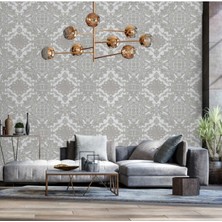 Adawall Royal Weave Design Wallpaper - Damask Desenli | Rococo 1301-3/15, Çok Renkli, 1.06X15.6 M - 16.5 M²