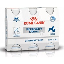 Royal Canin Recovery Liquid Kedi ve Köpek Sıvı Mama 3X200 ml (Yoğun Bakım, Şırınga ve Iştahsızlık)