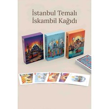 Wolawood Tarihi Şehir Desenli Istanbul Temalı Özel Tasarım Iskambil Oyun Kartları Lüks Üretim Premium Set
