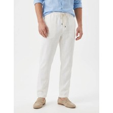 Ham Keten Erkek Baggy Pantolon