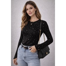 Taşlı Parmak Geçirmeli Bady