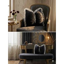 Madam Kelebek Kırlent Kılıfı