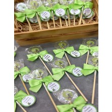 Candyemiro Isme Özel Yaş Şeffaf Tasarım Lolipopları