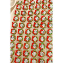 Candyemiro Kış Rüyası" Isme Özel Kırmızı-Yeşil Halka Şeker