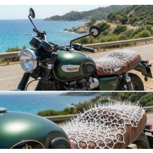 Expel Beyaz  10 Parça Kedi Matı Kedi Yatırmaz Vitesli Motorlar ve Scooter Pcx, Nmax, Vespa Vb. Zararsız