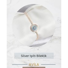 Nazar Işıltısı Gold Tekli Kadın Bileklik