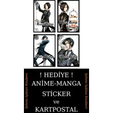 Gerekli Şeyler Yayıncılık Kara Kahya 1-2-3-4 Manga Seti (4 Kitap) / Anime-Manga Sticker ve Kartpostal Hediyeli