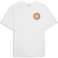 Puma Sunset Drive Relaxed Erkek Beyaz T-Shirt.02