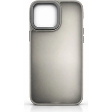 Qtop Iphone 15 Pro Max Kılıf Buzlu Gri