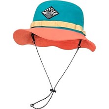Valkyrie Katlanabilir Bucket Şapka Unisex – Ayarlanabilir Ipli Yazlık Outdoor Şapka Hafif Nefes Alabilir Kamp Balıkçı Şapkası Mavi
