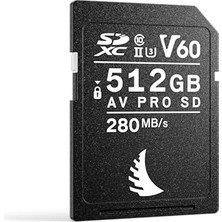 Angelbird - Av Pro Sd V60 MK2-512GB - Sdxc Uhs-Iı Hafıza Kartı - Yüksek Çözünürlüklü Fotoğrafçılık, Ultra Hızlı Seri Çekim ve Hafif Video Prodüksiyonu Için Geniş Çapta Uyumlu - 6k'ya Kadar -