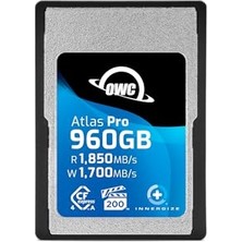 Owc Atlas Pro Yüksek Performanslı Cfexpress 4.0 Tip A 960 GB Bellek Kartı Profesyonel Kalitede 1850 Mb/s'ye Kadar Okuma ve 1700 Mb/s'ye Kadar Yazma Hızı