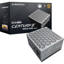 Montech Century Iı - Premium Atx Oyun Güç Kaynağı 850W - 80PLUS Gold ve Cybenetics Platinum - Tamamen Modüler - 12V Kablolu Atx 3.1 ve Pcıe 5.1 - 2x6
