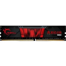 G.skill F4-2400C17S-16GIS Aegis Bellek Modülü DDR4-2400MHZ CL17-17-17-39, 1,20V, 16GB (1X16GB)