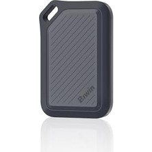 Biwin Bıwın Amber PR2000 Harici SSD 4 Tb USB 3.2 GEN2X2 - 2000 Mb/s'ye Kadar IP67 Su Geçirmez - Usb-C ve Usb-A Adaptörlü Taşınabilir Nvme Harici Katı Hal Sürücüleri, Siyah