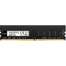 Lexar Udımm Ddr4 Ram 16 Gb, 3200 Mhz Ram Ddr4, 288 Pinli U-Dımm Masaüstü Belleği, Yüksek Performanslı Bilgisayar Belleği, Pc Ram Modülü Yükseltmesi, Yüksek Performanslı Bellek, CL22-22-22-52, 1,2V