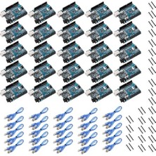 Azdelivery 25 x Mikrodenetleyici Kartı AZ-ATMEGA328 Kartı, USB Kablosuyla Birlikte E-Kitap Dahil!