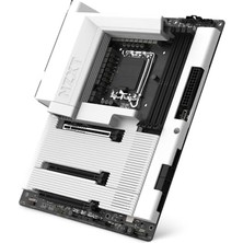 Nzxt N7 Z890 - Core Ultra Için Intel Z890 Lga 1851 Atx Oyun Anakartı (Seri 2) - 16+1+2, Ddr5, 5x M.2, Pcıe 5.0, Wi-Fi 6e, 2.5gbe, Thunderbolt 4 - Tam Kapsam - Beyaz