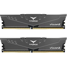Teamgroup Team T-Force Vulcan Z Ddr4 Oyun Belleği, 2 x 8 Gb, 3600 Mhz, 288 Pin Dımm, Gri