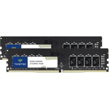 Timetec 32GB Kıt (2X16GB) Ddr4 2133MHZ PC4-17000 Ecc Olmayan Arabelleksiz 1,2V CL15 2rx8 Çift Kademeli 288 Pin Udımm Masaüstü Bilgisayar Bilgisayar Bellek Ram Modülü Yükseltmesi (32GB KIT(2X16GB))