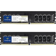 Timetec Premium 32GB KIT(2X16GB) Ddr4 2400MHZ PC4-19200 Ecc Olmayan Arabelleksiz 1.2V CL17 2rx8 Çift Sıralı 288 Pin Udımm Masaüstü Bilgisayar Bilgisayar Ram Bellek Modülü Yükseltme