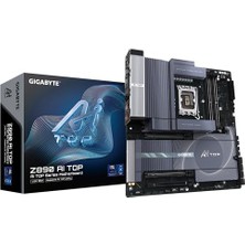 Gigabyte Gıgabyte Z890 Aı Top Anakart - Intel Core Ultra (Seri 2) Cpu'lar, 16+1+2 Fazlı Vrm, 9500 Mhz'e Kadar Ddr5 (Oc), 1xpcıe 5.0 + 3xpcıe 4.0 M.2, Wi-Fi 7, 10 Gbe Lan, Thunderbolt 5