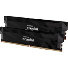 Crucial Pro Ddr5 Ram 32 GB Kit (2X16 Gb) 6400 Mhz CL32, Oyun Bilgisayarı Ram'i, Intel Xmp 3.0 / Amd Expo, Siyah - CP2K16G64C32U5B