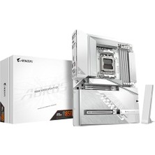 Gigabyte Gıgabyte B850 Aorus Stealth Ice Anakart - Amd Ryzen 9000 Serisi Cpu'ları, Dijital 14+2+2 Fazlı Vrm'yi, 8200 Mhz'e Kadar Ddr5 (Oc), 2 x Pcıe 5.0 + 2 x Pcıe 4.0 M.2, Wi-Fi 7, 5 Gbe Lan'ı Destekler