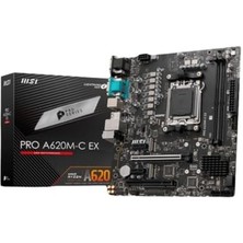 MSI Msı Anakart Pro A620M-C Ex Amd A620