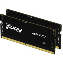 Kingston Fury Impact 64 GB(2X32 Gb) 4800MT/S Ddr5 CL38 Sodımm Dizüstü Bilgisayar Kiti Için Oyun Belleği - KF548S38IBK2-64