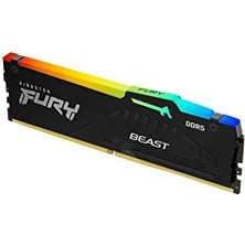 Kingston Fury Beast Siyah Rgb Expo 32 GB 5600MT/S Ddr5 CL36 Dımm Masaüstü Oyun Belleği Tek Modül - KF556C36BBEA-32