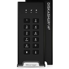 Istorage Diskashur M2 500 GB - Pın Kimlik Doğrulamalı, Donanım Şifreli USB 3.2 Taşınabilir SSD - Ultra Hızlı - Fıps Uyumlu - Sağlam ve Taşınabilir