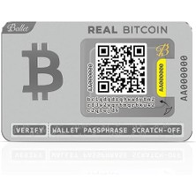 Ballet Real Bitcoin 5'li Paket - Kripto Para Birimleri Için En Basit Soğuk Depolama Kartı, Birden Fazla Kripto Para Birimini Destekleyen Donanım Cüzdanı