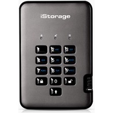 Istorage Diskashur Pro2 SSD 256 GB - Güvenli Katı Hal Sürücüsü - Fıps Düzey 2 - Parola Korumalı - Toza/suya Dayanıklı