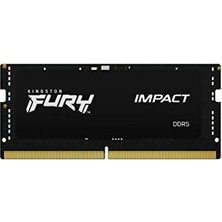 Kingston Fury Impact Pnp 32 GB 5600MT/S Ddr5 CL40 Sodımm Dizüstü Bilgisayar Için Oyun Belleği Tek Modül - KF556S40IB-32