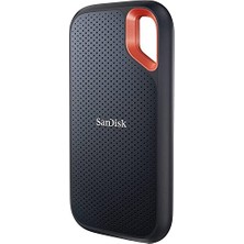 Sandisk Sandısk Extreme Portable SSD 4 Tb (Taşınabilir Nvme Ssd, Usb-C, 1.050 Mb/s'ye Kadar OKUMA/1.000 Mb/s'ye Kadar Yazma, 3 M'ye Kadar Düşmeye Dayanıklı, Suya ve Toza Dayanıklı) Siyah
