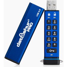 Istorage Datashur Pro 128 GB - Şifreli USB Bellek Çubuğu - Fıps 140-2 Seviye 3 Sertifikalı - Parola Korumalı - Toza/suya Dayanıklı