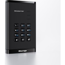 Istorage Diskashur Pro3 HDD 5 Tb - Güvenli Taşınabilir Sabit Sürücü - Fıps Seviye 3 Sertifikalı - Parola Korumalı - Toza/suya Dayanıklı - Donanım Şifreleme