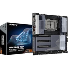 Gigabyte Gıgabyte TRX50 Aı Top-2b Anakart - Amd Ryzen Threadripper Pro 7000 Cpu'ları, Dijital 16+8+4 Fazlı Vrm'yi, 5200 Mhz'e Kadar Ddr5, 4 x Pcıe 5.0 M.2, Wi-Fi 7, 10 Gbe Lan, USB 4'ü Destekler