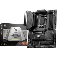 MSI Msı Mag B650 Tomahawk Wifi Oyun Anakartı (Amd Am5, Atx, Ddr5, Pcıe 4.0, M.2, Sata 6 Gb/s, USB 3.2 Gen 2, Hdmı/dp, Wi-Fi 6e, Amd Ryzen 7000 Serisi Masaüstü Işlemciler)