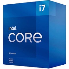 Intel Core I7-11700F 11. Nesil Masaüstü Işlemci (Temel Saat Hızı: 2,5 Ghz Tuboboost: 4,8 Ghz, 8 Çekirdekli, LGA1200) BX8070811700F Siyah