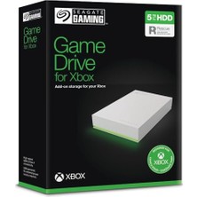 Seagate Oyun Sürücüsü Xbox 5tb, Taşınabilir Harici Sabit Sürücü, 2,5 Inç, USB 3.0, Xbox, Beyaz, Veri Kurtarma Hizmeti (STKX5000100)