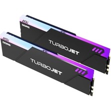 Agi Agı UD858 Turbojet Rgb Ddr5 32GB (2X16GB) Ddr5 6000MHZ CL30, 288-PIN Udımm Pc Bellek Ram, Amd Expo ve Intel Xmp ile Uyumlu - Siyah