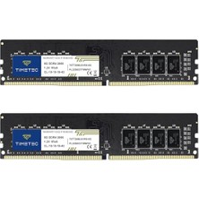 Timetec Premium 16 GB Kıt (2x8 Gb) Ddr4 2666MHZ PC4-21300 Arabelleksiz Ecc Olmayan 1.2V CL19 1rx8 Tek Sıralı 288 Pin Udımm Masaüstü Bilgisayar Bilgisayar Bellek Ram Modülü Yükseltmesi