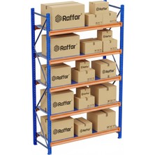 Raffar 5 Katlı Endüstriyel Depo Raf Sistemi – Hafif Yük Rafı