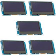 Azdelivery 5x 2,42" 128X64 OLED Ekran Modülü Spı - Arduino Uno R3 ile Uyumlu 2,42 Inç OLED Ekran - Yeşil Yazı Tipi OLED
