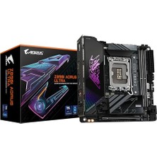 Gigabyte Gıgabyte Z890I Aorus Ultra Anakart - Intel Core Ultra (Seri 2) Cpu'ları, 8+1+2 Fazlı Vrm'yi, 8800MHZ Ddr5'e (Oc), 1xpcıe 5.0 + 1xpcıe 4.0, Wi-Fi 7, 2.5gbe Lan, Thunderbolt 4'ü Destekler