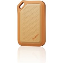 Biwin Bıwın Amber PR2000 Harici SSD 2 Tb USB 3.2 GEN2X2 - 2000 Mb/s'ye Kadar IP67 Su Geçirmez - Usb-C ve Usb-A Adaptörlü Taşınabilir Nvme Harici Katı Hal Sürücüleri, Turuncu